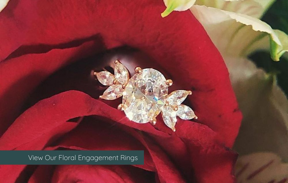Round Diamond Hidden Halo with Split Shank Engagement Ring