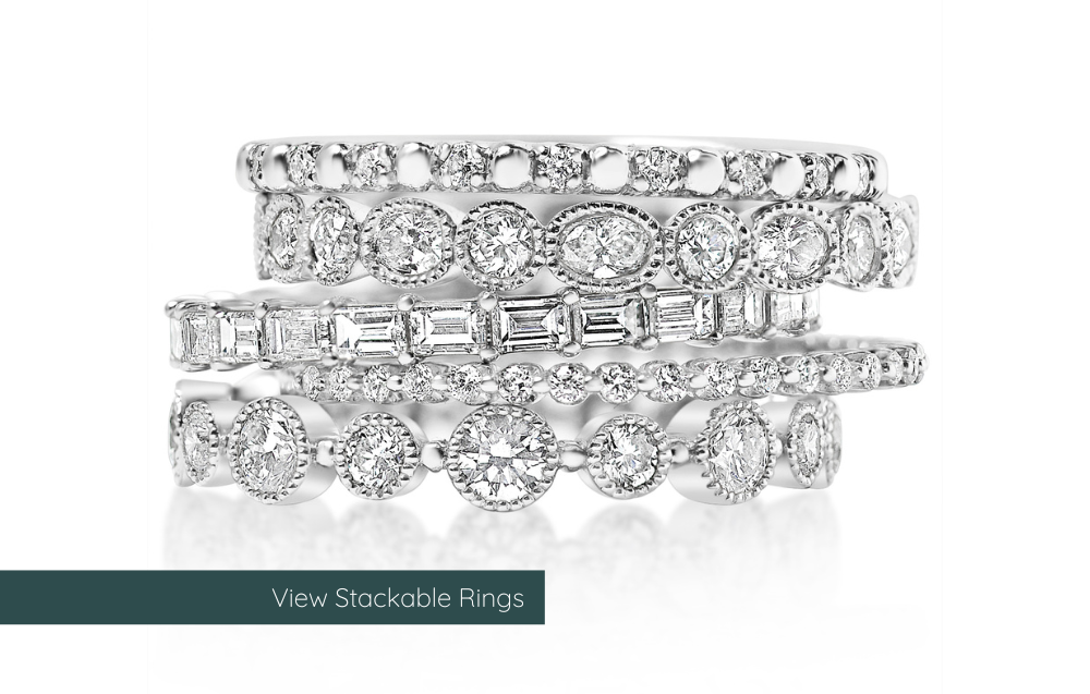 Triple Row Round Diamond Band