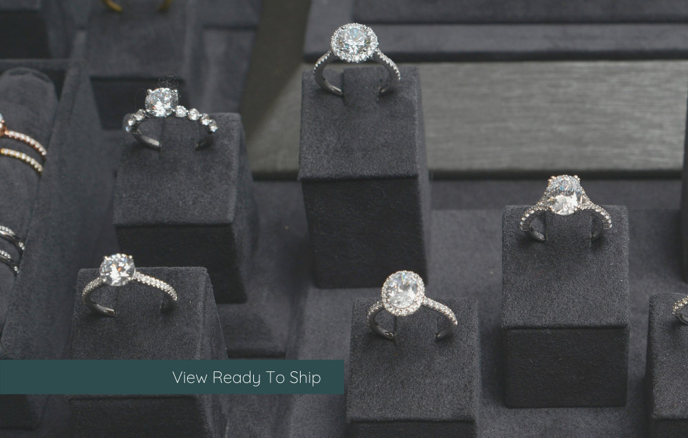 Round Halo Floral Engagement Ring